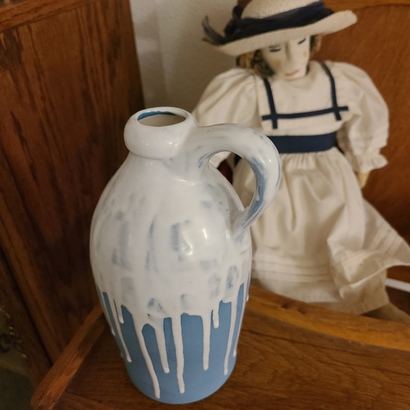 Drip Glaze Bottle/Jug Vase 8.5 x 5.5 - Picture 7 of 8